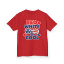Red, White & Cool Kids Tee - Fun Summer Shirt, Fourth of July Outfit