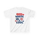 Red, White & Cool Kids Tee - Fun Summer Shirt, Fourth of July Outfit