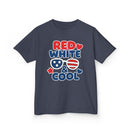 Red, White & Cool Kids Tee - Fun Summer Shirt, Fourth of July Outfit