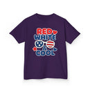 Red, White & Cool Kids Tee - Fun Summer Shirt, Fourth of July Outfit