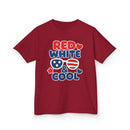 Red, White & Cool Kids Tee - Fun Summer Shirt, Fourth of July Outfit
