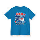 Red, White & Cool Kids Tee - Fun Summer Shirt, Fourth of July Outfit