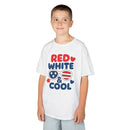 Red, White & Cool Kids Tee - Fun Summer Shirt, Fourth of July Outfit