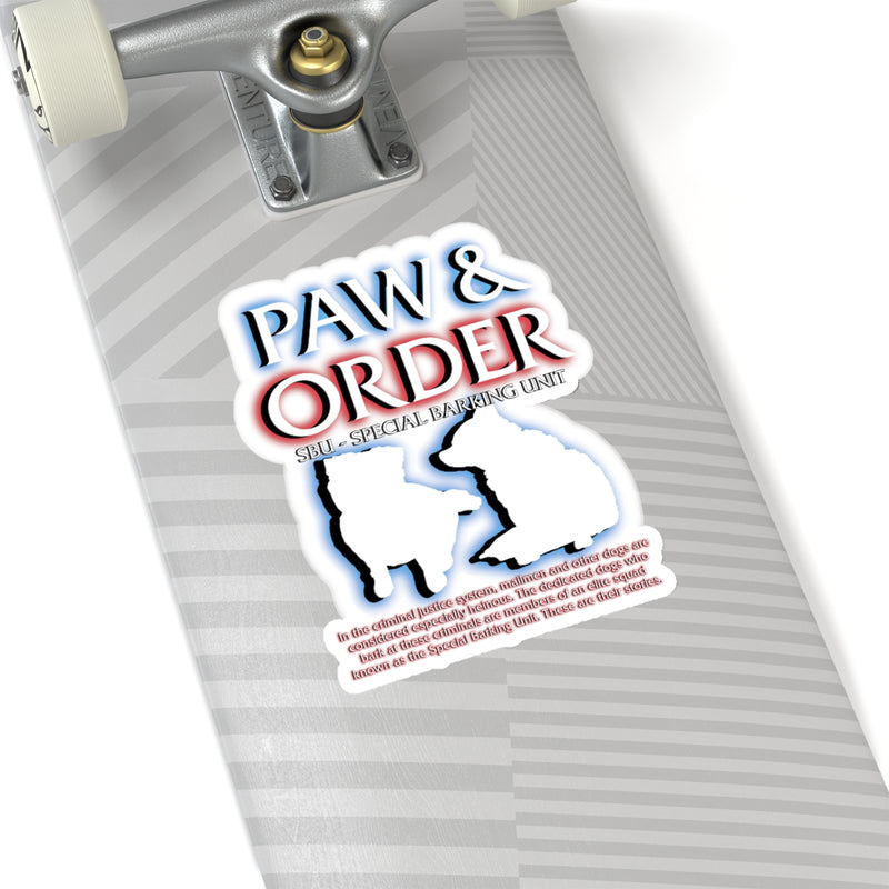 Paw & Order Stickers