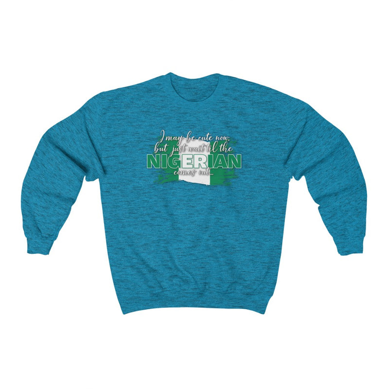 I May Be Cute Now - Nigeria Sweatshirt