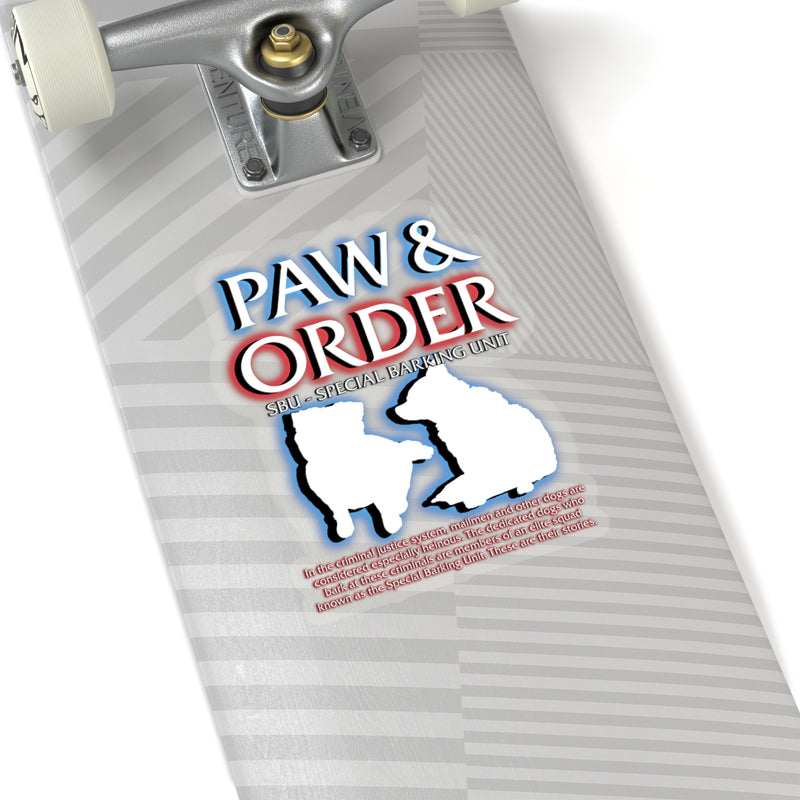 Paw & Order Stickers