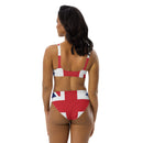 UK Flag High-Waisted Bikini