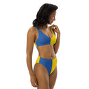 Ukrainian Flag High-Waisted Bikini
