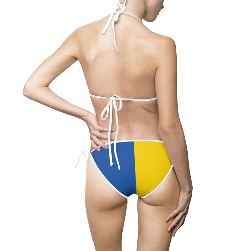 Ukrainian Flag Bikini Swimsuit
