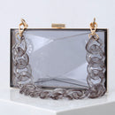 Acrylic Diamond Clutch Bag