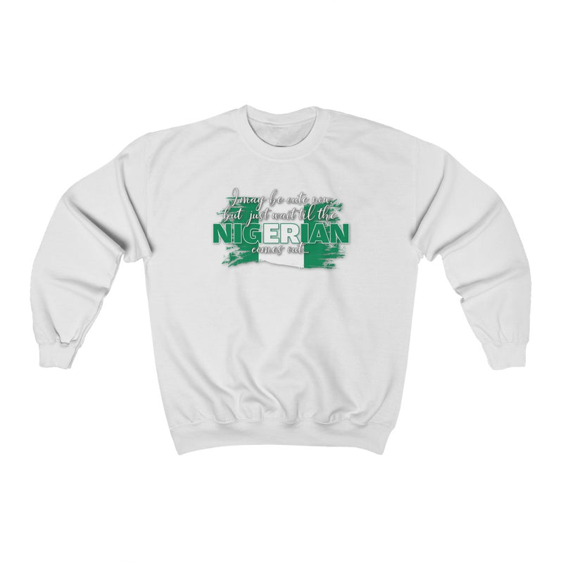 I May Be Cute Now - Nigeria Sweatshirt