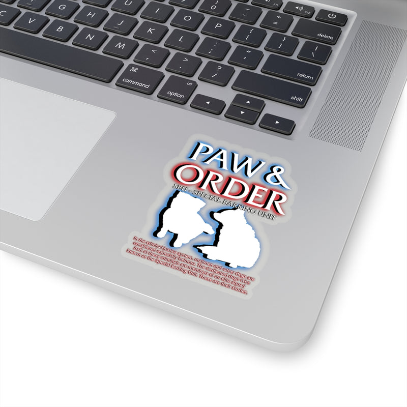Paw & Order Stickers