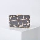 Luxury Plaid Clutch and Shoulder Bag