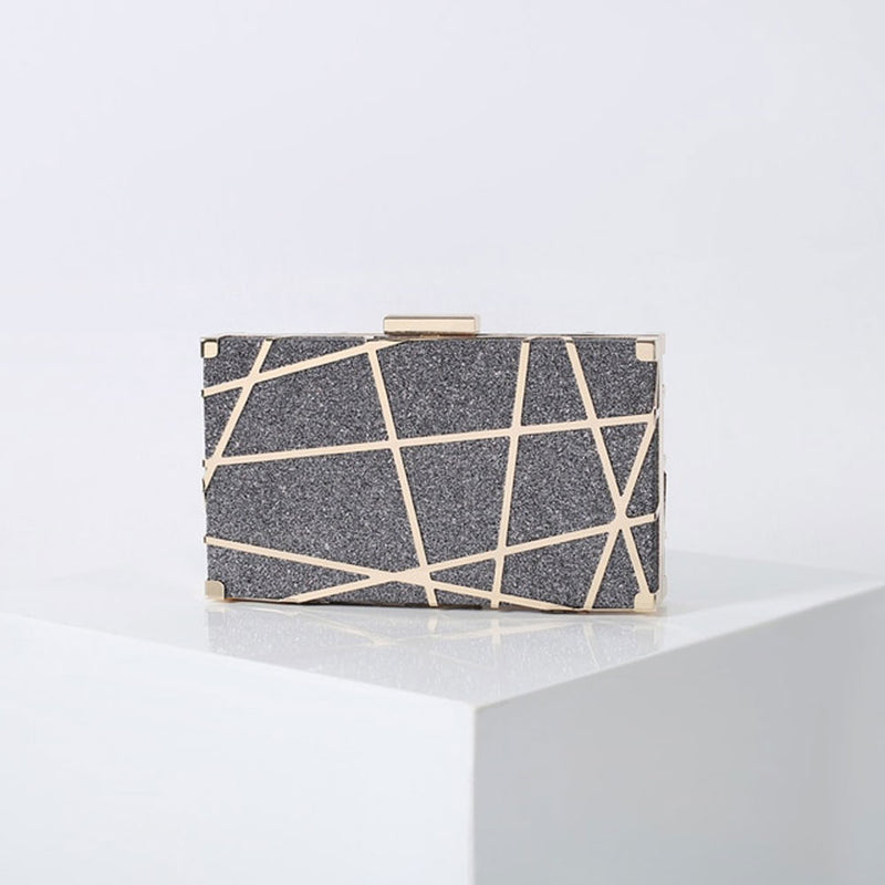 Luxury Plaid Clutch and Shoulder Bag