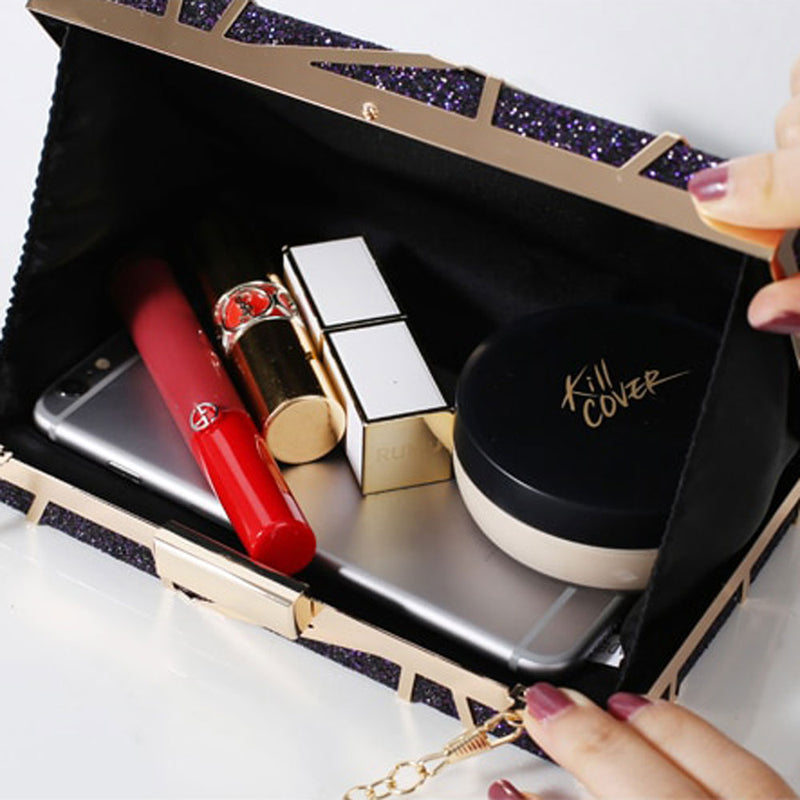 Luxury Plaid Clutch and Shoulder Bag