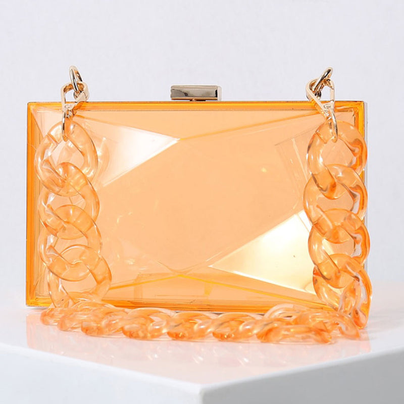 Acrylic Diamond Clutch Bag