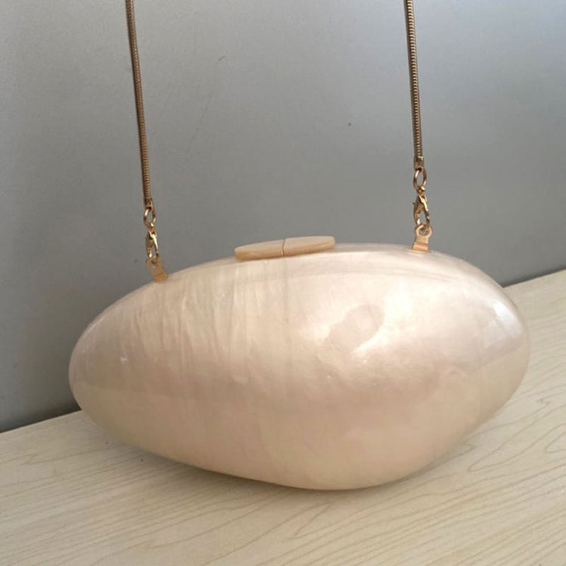 Pearl Acrylic Evening Bag and Clutch Purse